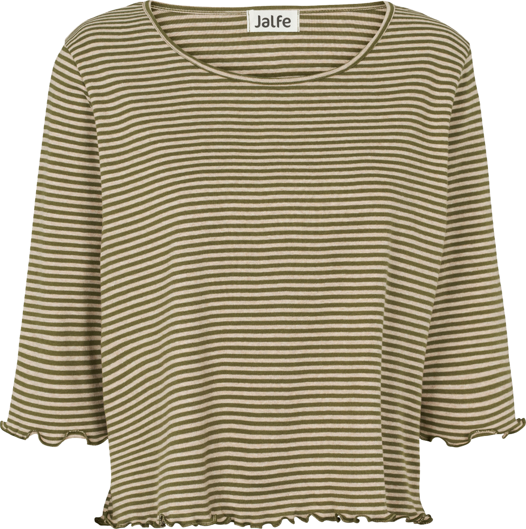 Oversize blouse org. cotton stripes